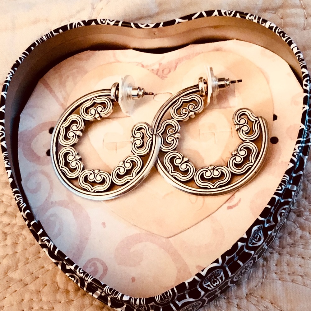 Brighton Serendipity Hoop Earrings NWT.